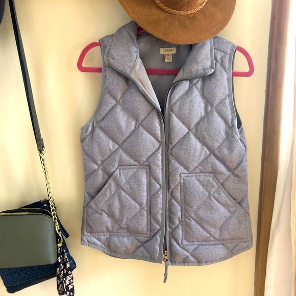 J Crew Quilted Puffer Vest - Picture 1 of 5